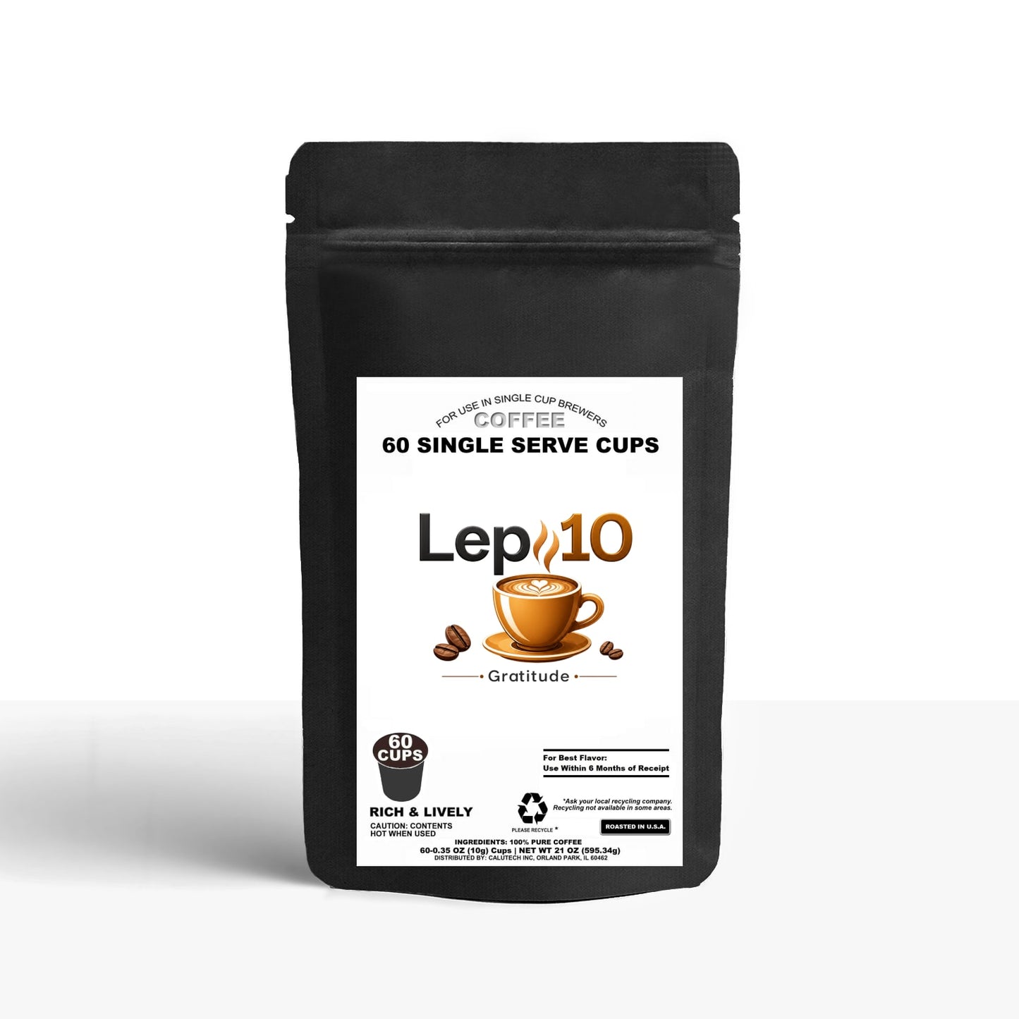60 Pack Single Serve Coffee Capsules
